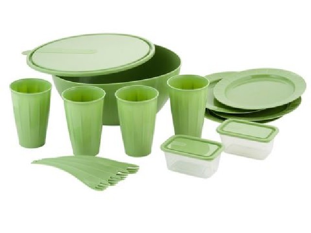 Набор для пикника Sugar&Spice Vanilla на 4 персоны (15 предметов) фисташка